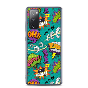 Comic Text Pattern Samsung Case