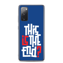 IS/THIS IS THE END? Navy Blue Reverse Samsung Phone Case