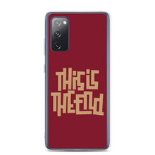 THIS IS THE END? Burgundy Samsung Phone Case