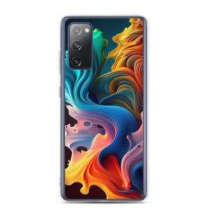 Colorful Swirl Background Samsung® Phone Case