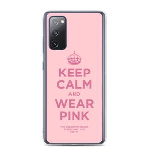 Keep Calm and Wear Pink Samsung® Phone Case