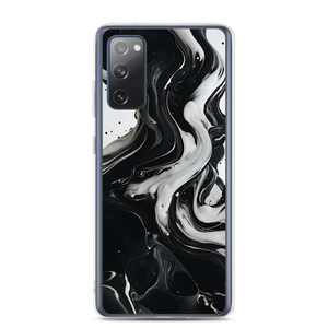 Black and White Fluid Samsung® Phone Case