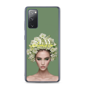 Stay Humble Female Flower Art Samsung® Phone Case