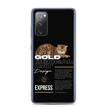 Gold Bengal Cat Samsung Case