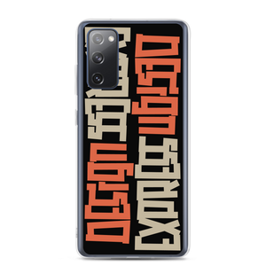 Design Express Typography Samsung Case