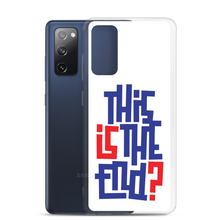 IS/THIS IS THE END? Navy Red Samsung Phone Case