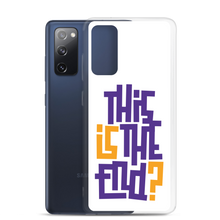 IS/THIS IS THE END? Purple Yellow Samsung Phone Case