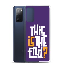 IS/THIS IS THE END? Purple Yellow Reverse Samsung Phone Case