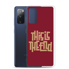 THIS IS THE END? Burgundy Samsung Phone Case