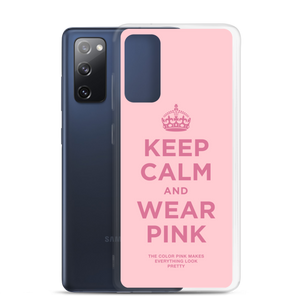 Keep Calm and Wear Pink Samsung® Phone Case