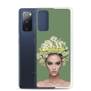 Stay Humble Female Flower Art Samsung® Phone Case