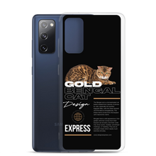 Gold Bengal Cat Samsung Case