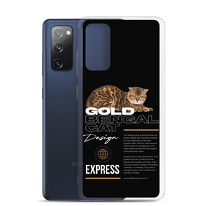 Gold Bengal Cat Samsung Case