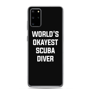 World's Okayest Scuba Diver Clear Case for Samsung®