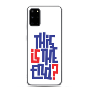 IS/THIS IS THE END? Navy Red Samsung Phone Case