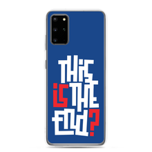 IS/THIS IS THE END? Navy Blue Reverse Samsung Phone Case