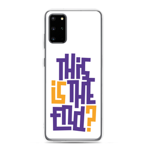 IS/THIS IS THE END? Purple Yellow Samsung Phone Case