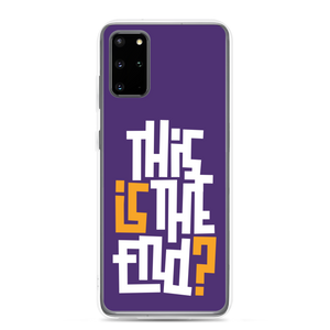 IS/THIS IS THE END? Purple Yellow Reverse Samsung Phone Case