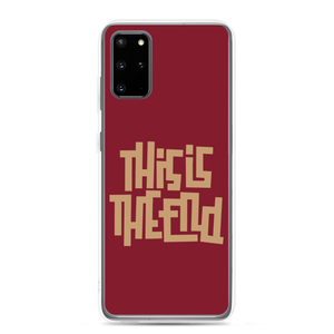 THIS IS THE END? Burgundy Samsung Phone Case