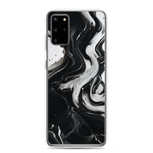 Black and White Fluid Samsung® Phone Case