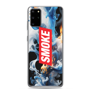 Blue Smoke Fire Samsung Case