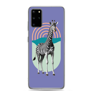 Giraffe Zebra Purple Samsung Case