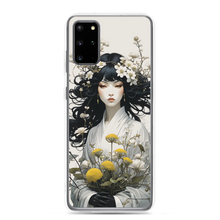 Oriental Lady with Yellow Flowers Samsung Case