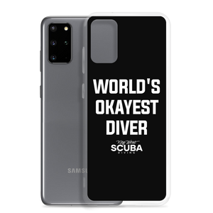 World's Okayest Diver Clear Case for Samsung®