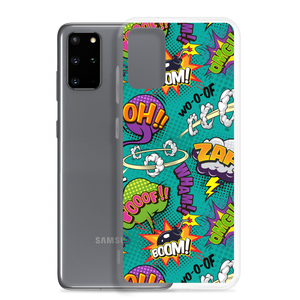 Comic Text Pattern Samsung Case