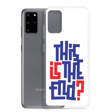 IS/THIS IS THE END? Navy Red Samsung Phone Case