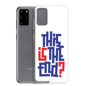 IS/THIS IS THE END? Navy Red Samsung Phone Case