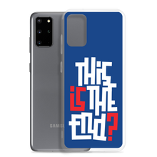 IS/THIS IS THE END? Navy Blue Reverse Samsung Phone Case