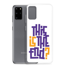 IS/THIS IS THE END? Purple Yellow Samsung Phone Case