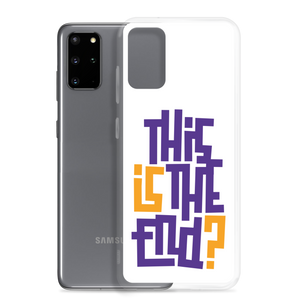 IS/THIS IS THE END? Purple Yellow Samsung Phone Case