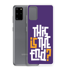 IS/THIS IS THE END? Purple Yellow Reverse Samsung Phone Case