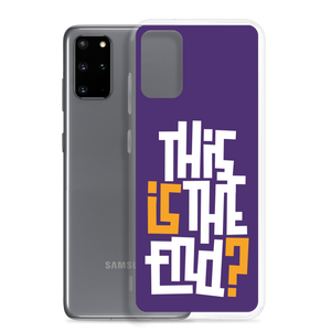 IS/THIS IS THE END? Purple Yellow Reverse Samsung Phone Case