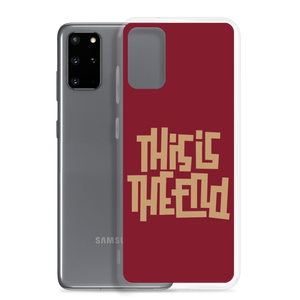 THIS IS THE END? Burgundy Samsung Phone Case