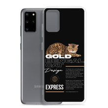 Gold Bengal Cat Samsung Case