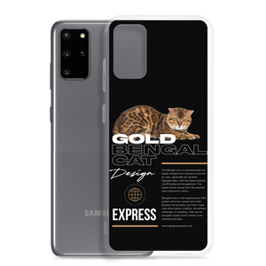 Gold Bengal Cat Samsung Case