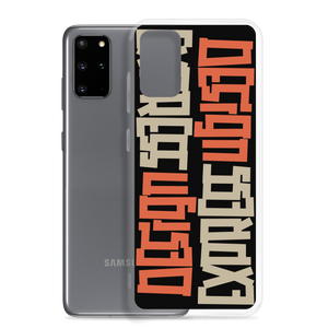 Design Express Typography Samsung Case