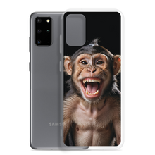 Happy Monkey Black Samsung Case