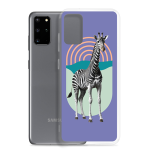 Giraffe Zebra Purple Samsung Case