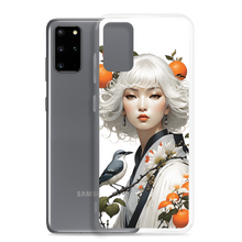 Oriental Lady with Orange and Bird Samsung Case