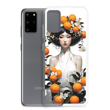 Oriental Lady with Orange Fruits Samsung Case