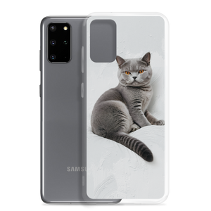 Relaxing British Shorthair Cat Samsung Case