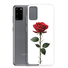 Red Rose on White Samsung Case