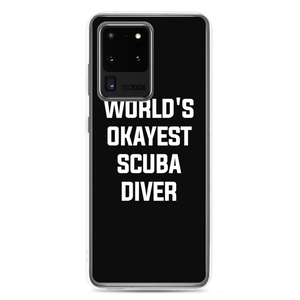 World's Okayest Scuba Diver Clear Case for Samsung®