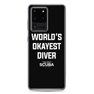 World's Okayest Diver Clear Case for Samsung®