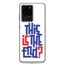 IS/THIS IS THE END? Navy Red Samsung Phone Case