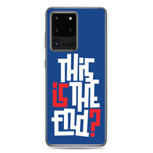 IS/THIS IS THE END? Navy Blue Reverse Samsung Phone Case